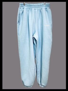 Comfrt Light Blue Minimalist Sweatpants